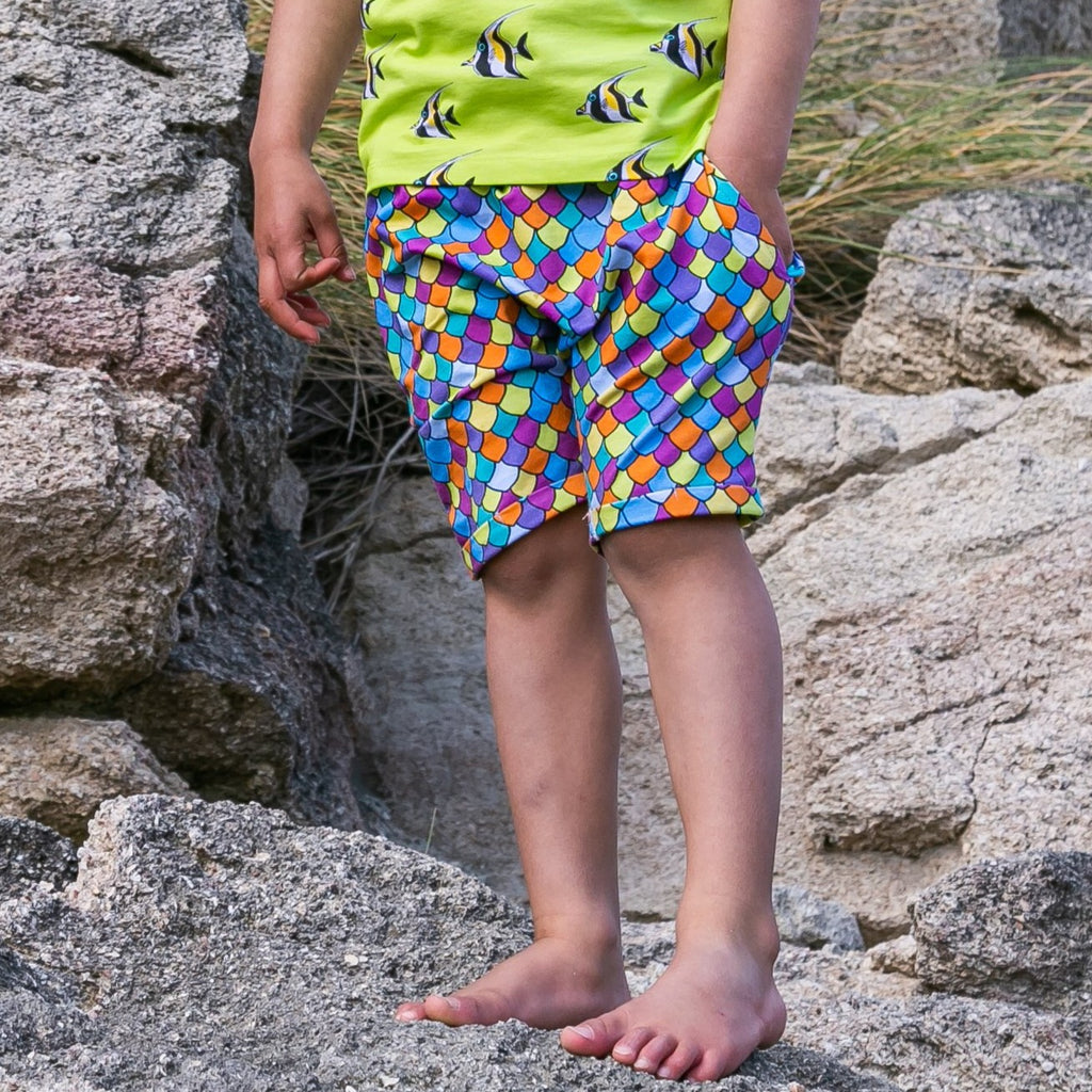 Rainbow scales | Harem shorts