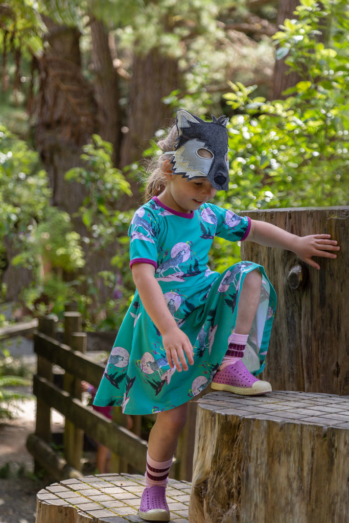 Luna's Song | Short sleeve twirl dress