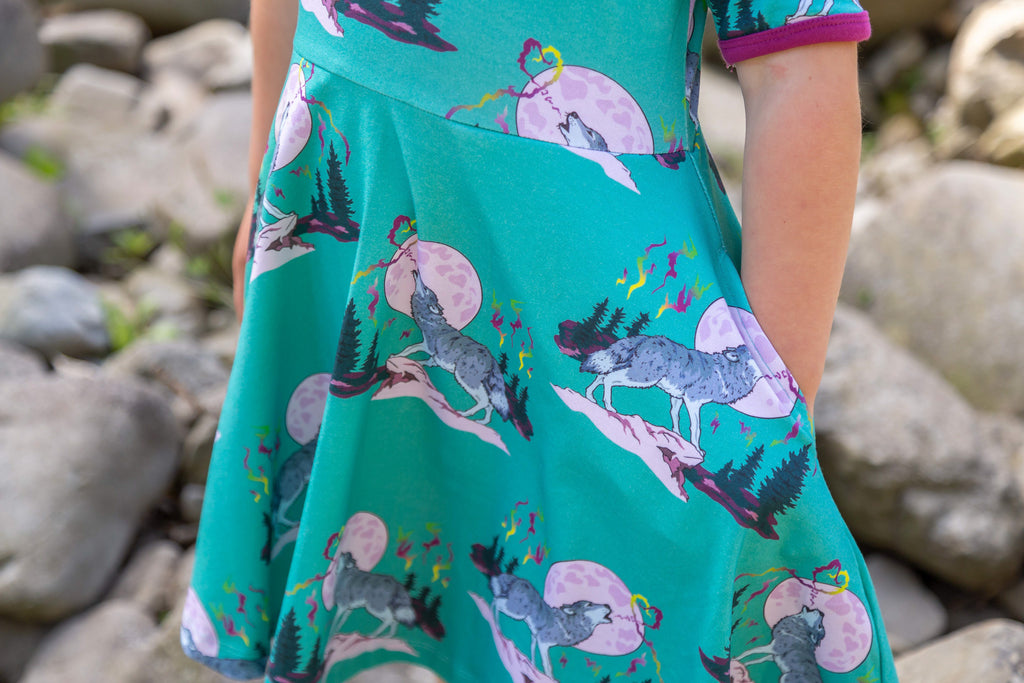 Luna's Song | Short sleeve twirl dress