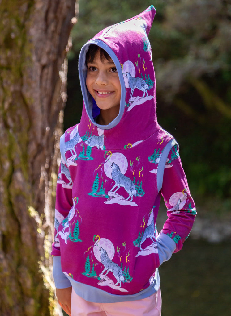 Luna's Song | Forest child Hooded Vest