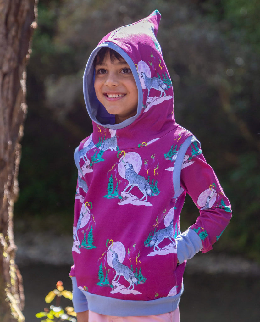 Luna's Song | Forest child Hooded Vest