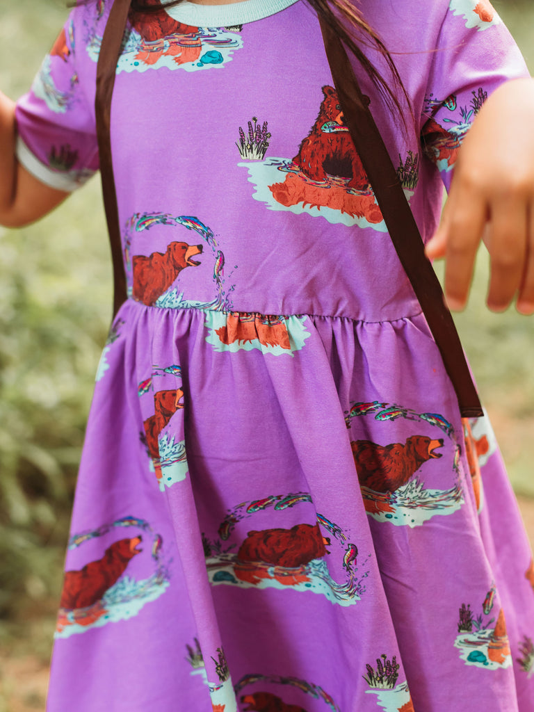 Bruno Under the Rainbow | Babydoll dress
