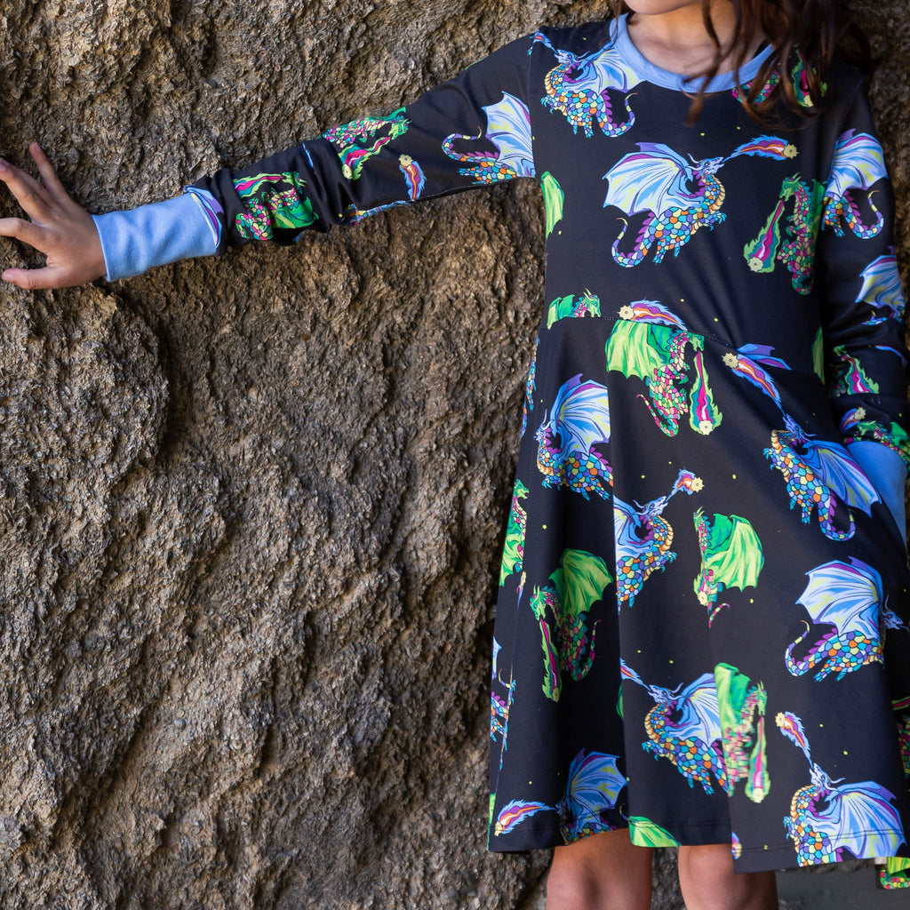 Astrid & Orion the Star Lighters | Twirl dress long sleeve