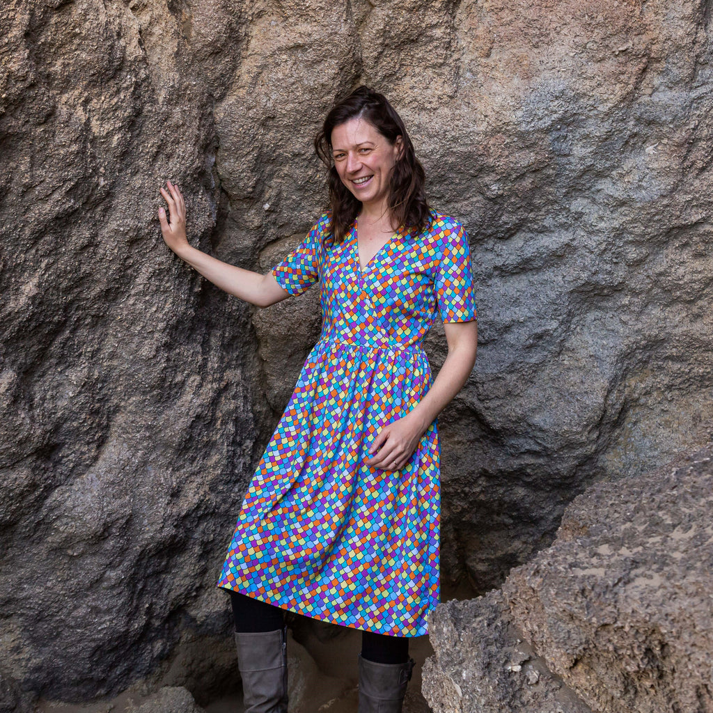 Rainbow scales | Coco dress