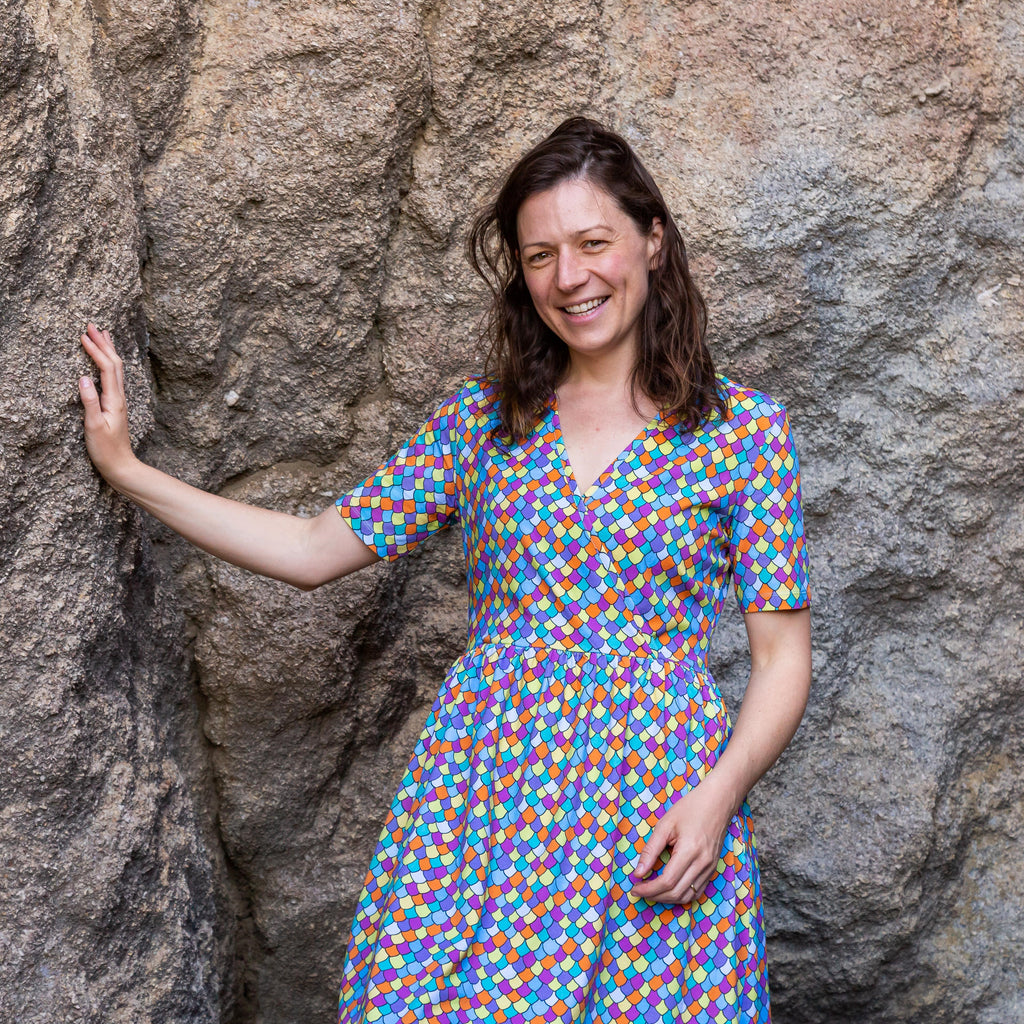 Rainbow scales | Coco dress