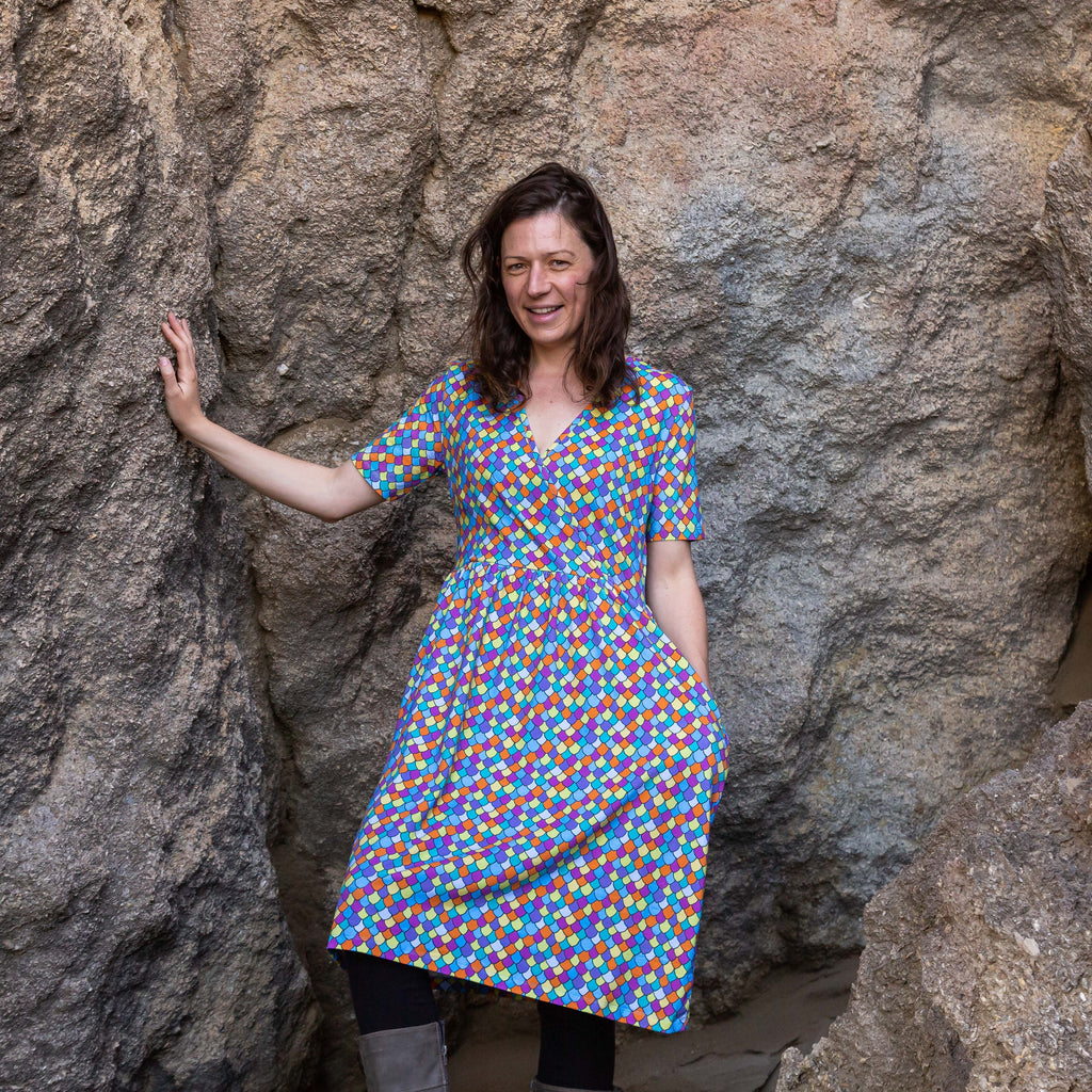 Rainbow scales | Coco dress