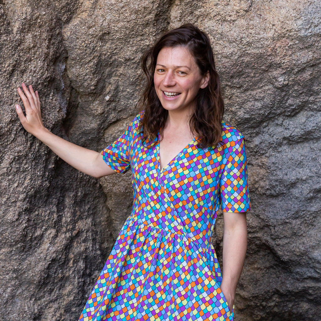 Rainbow scales | Coco dress