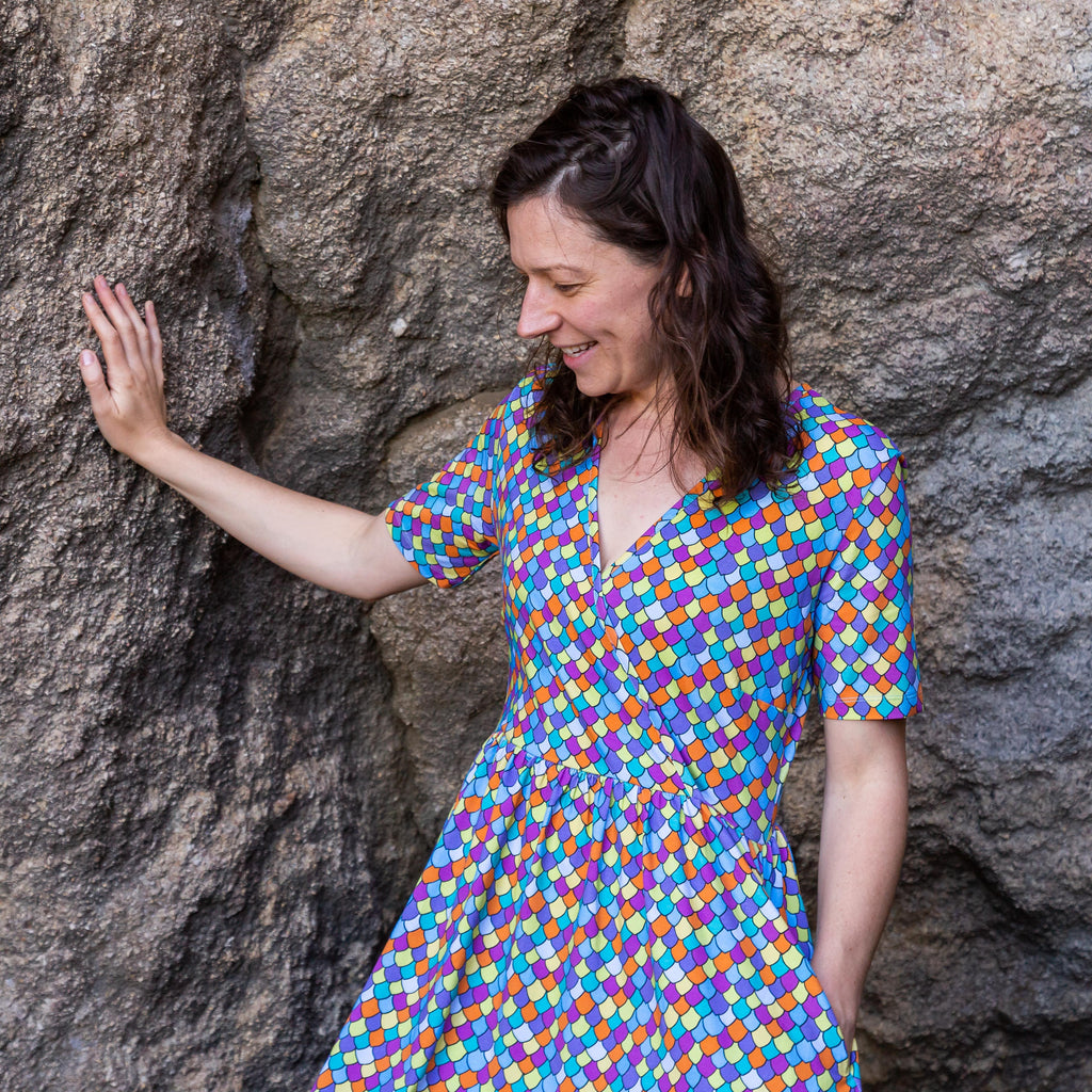 Rainbow scales | Coco dress
