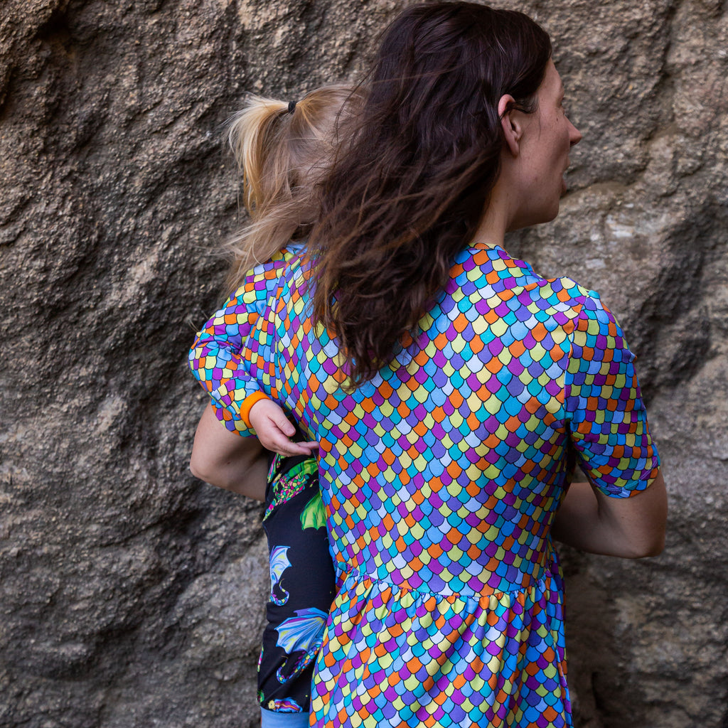 Rainbow scales | Coco dress