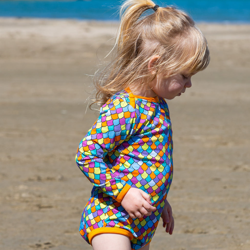 Rainbow scales | Baby bodysuit onsie