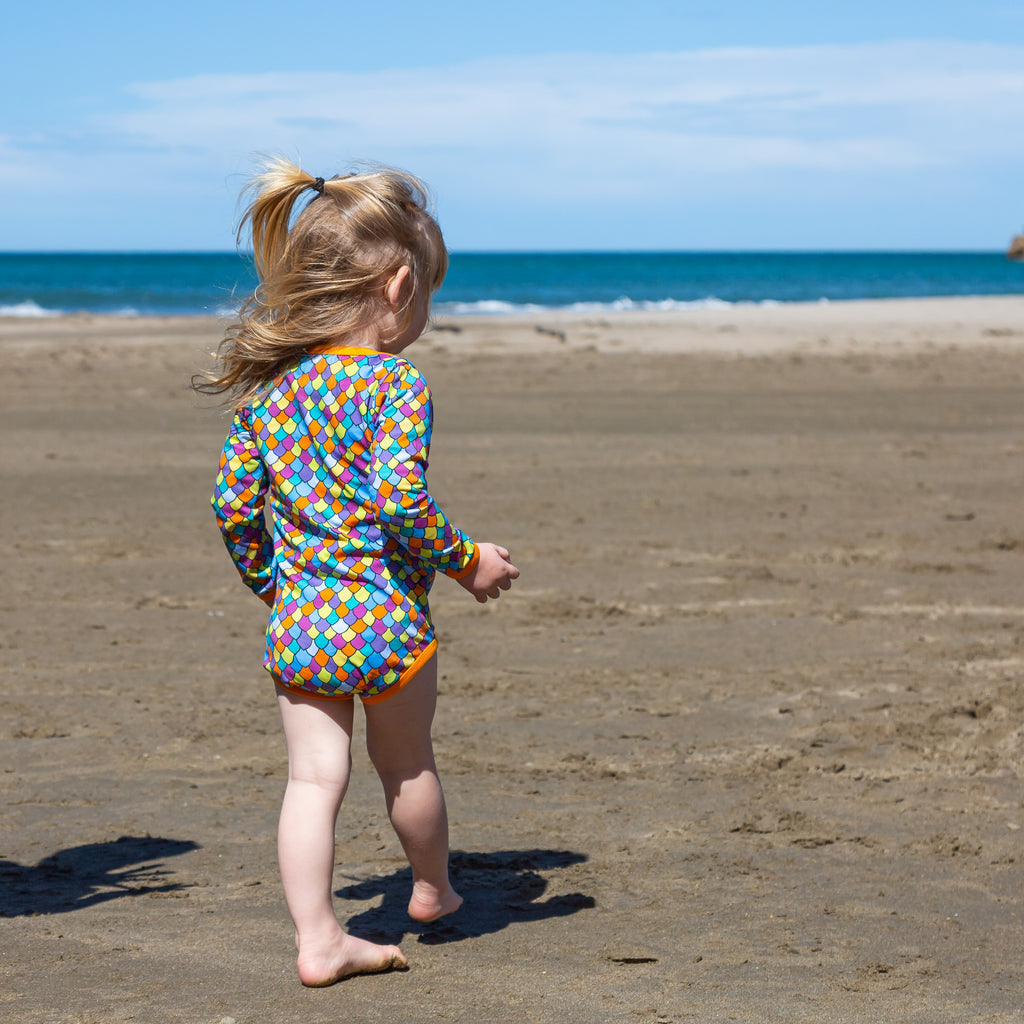 Rainbow scales | Baby bodysuit onsie