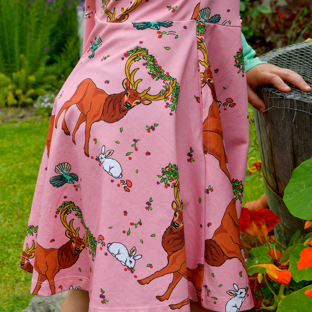 Cedar in the Berry Bush | Twirl dress long sleeve