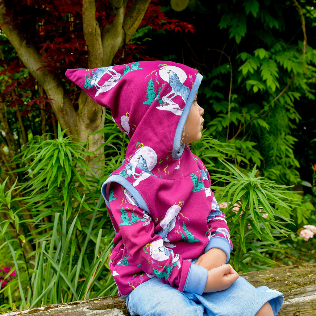 Luna's Song | Forest child Hooded Vest