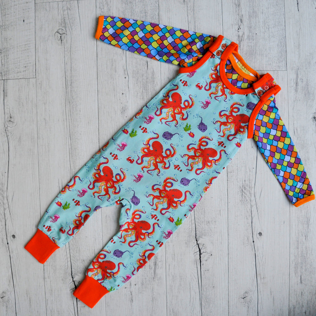 Rainbow scales | Baby bodysuit onsie