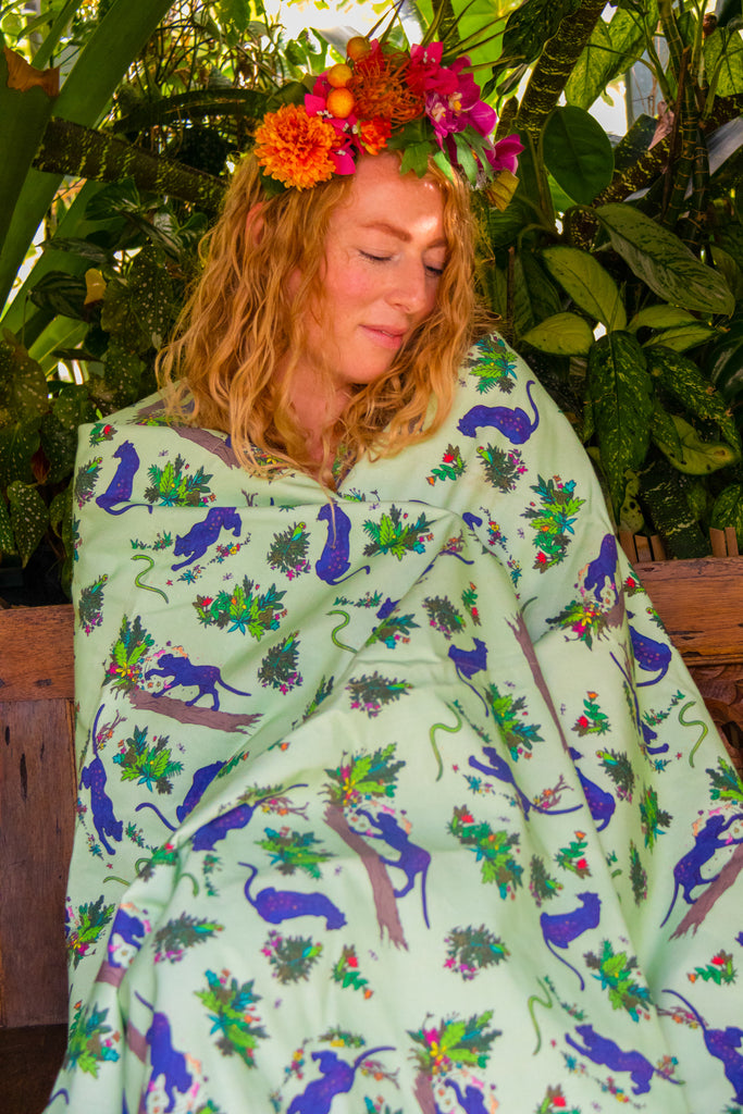 Picnic Blanket | Divya the Flower Painting Panther