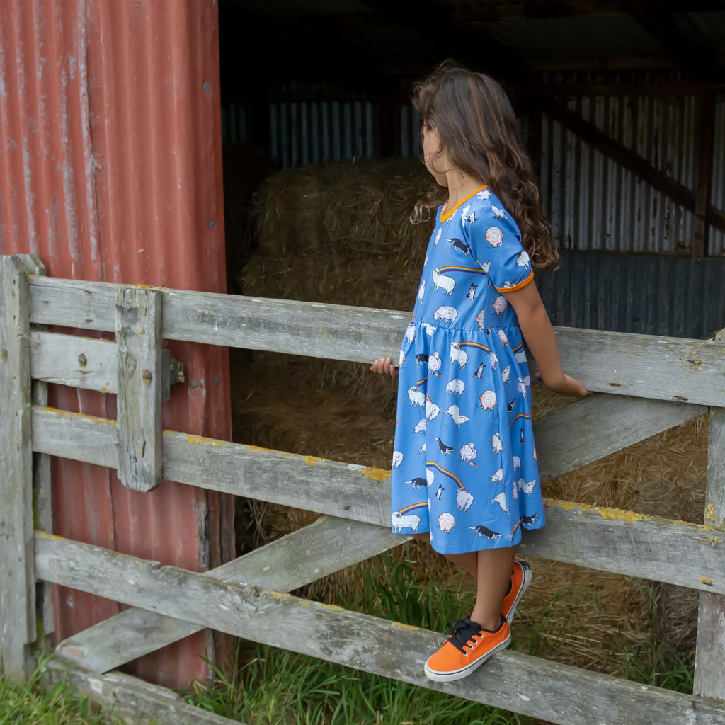 Rainbow Sheep | Babydoll dress
