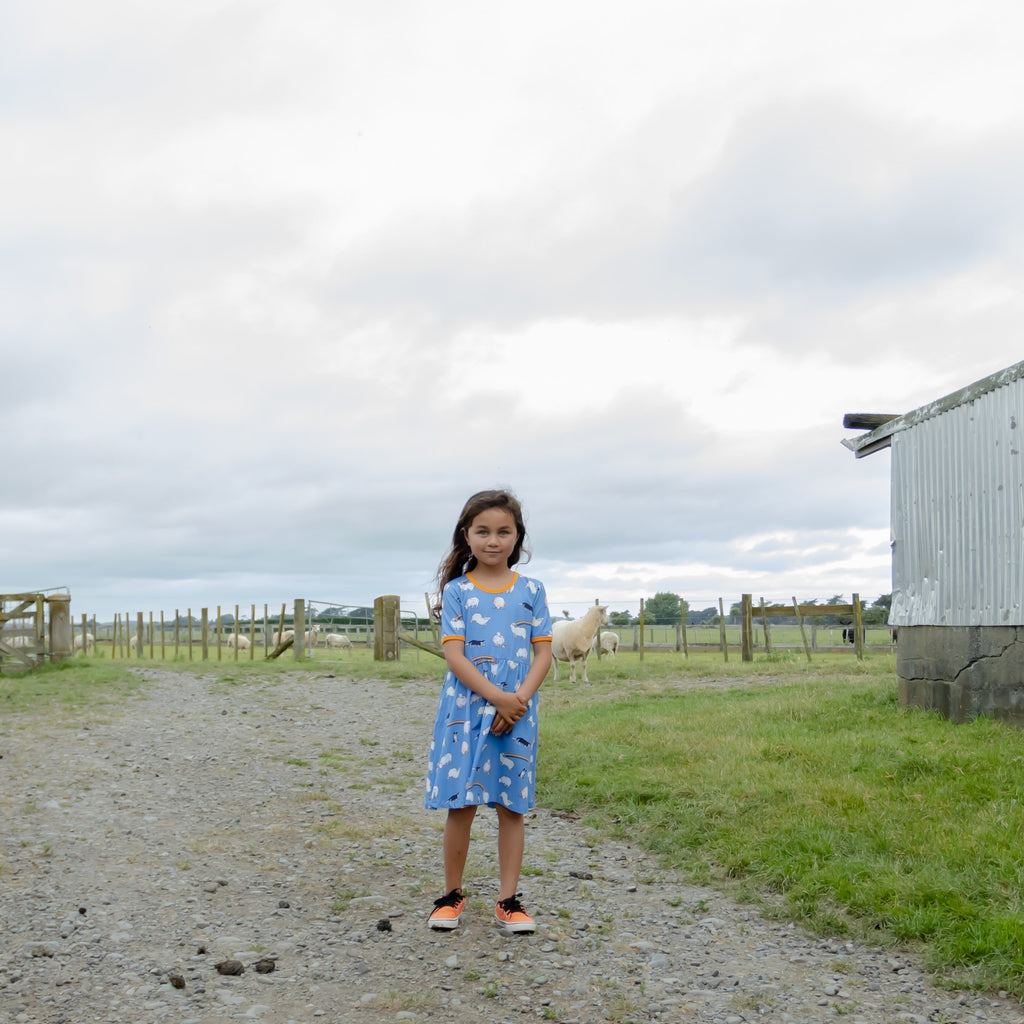 Rainbow Sheep | Babydoll dress