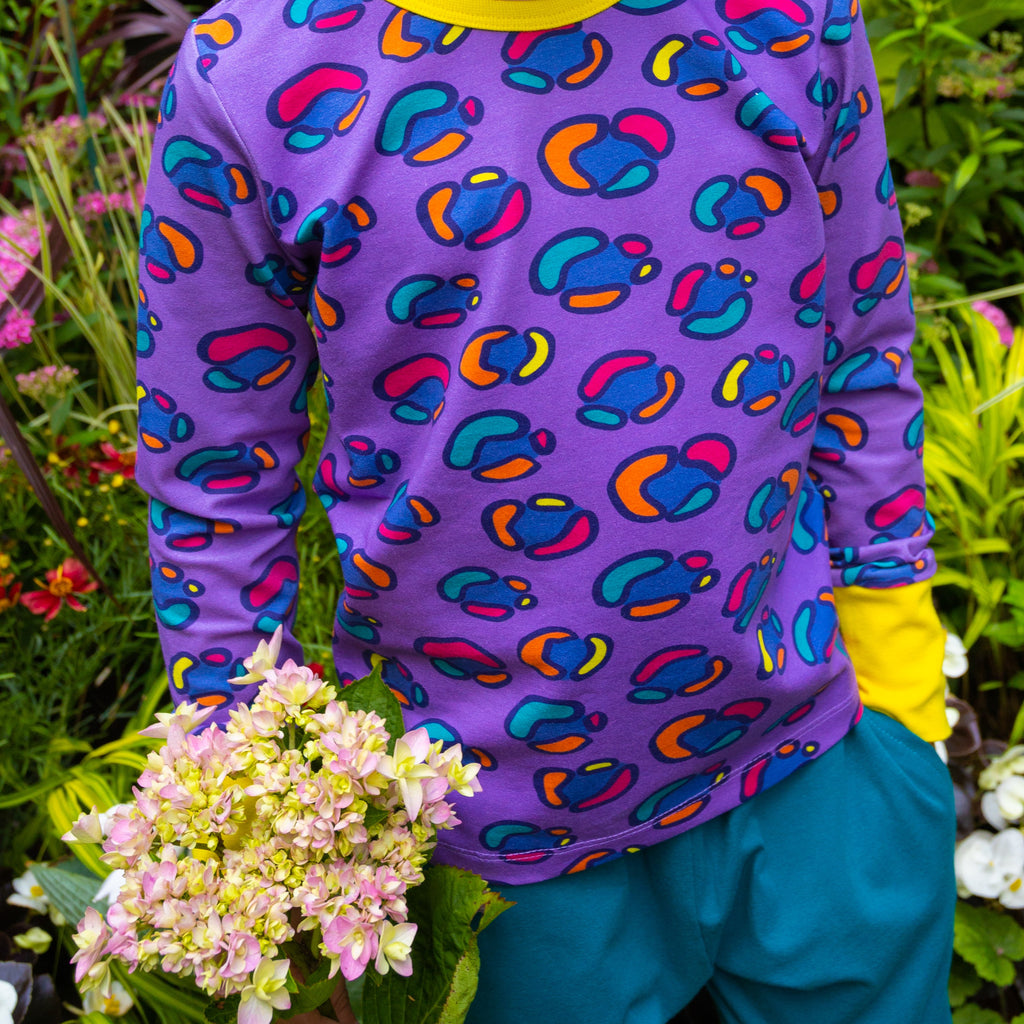 Rainbow Leopard spots | Long sleeve top