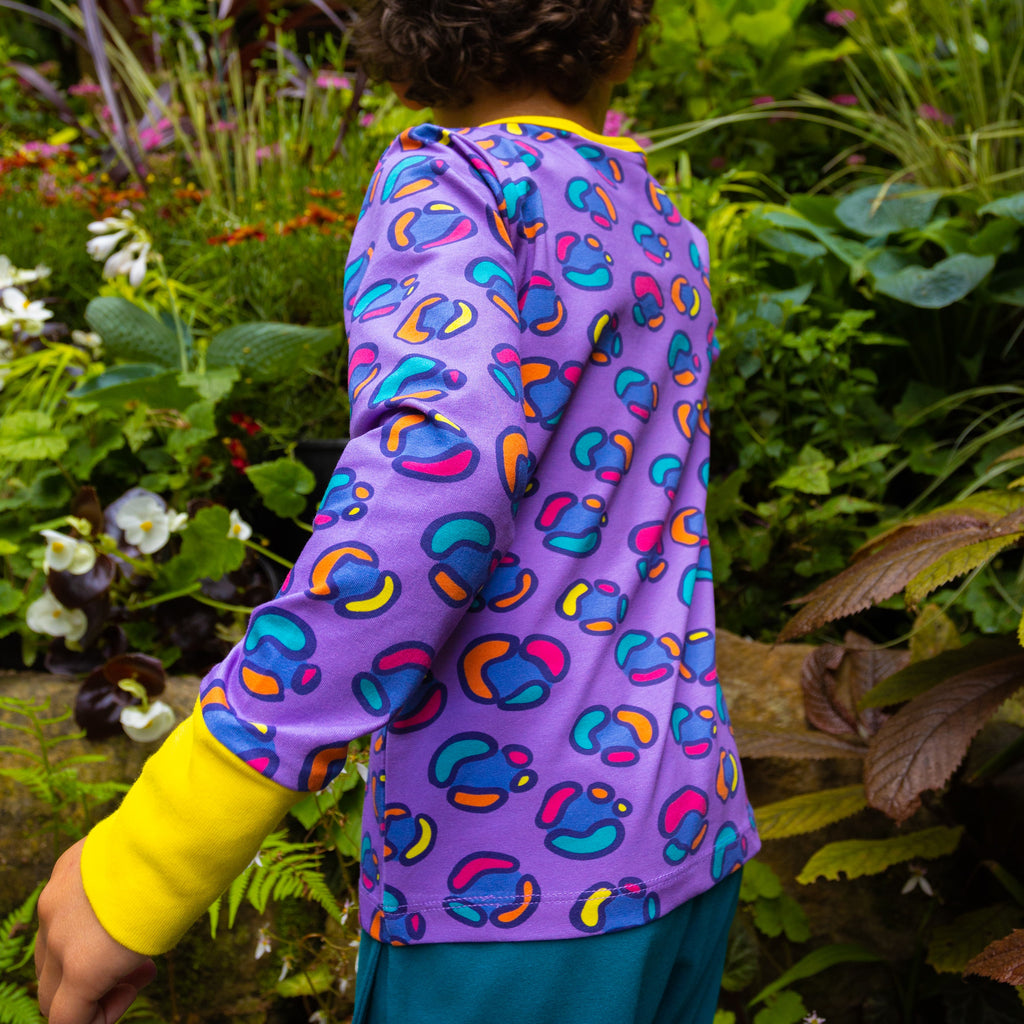 Rainbow Leopard spots | Long sleeve top
