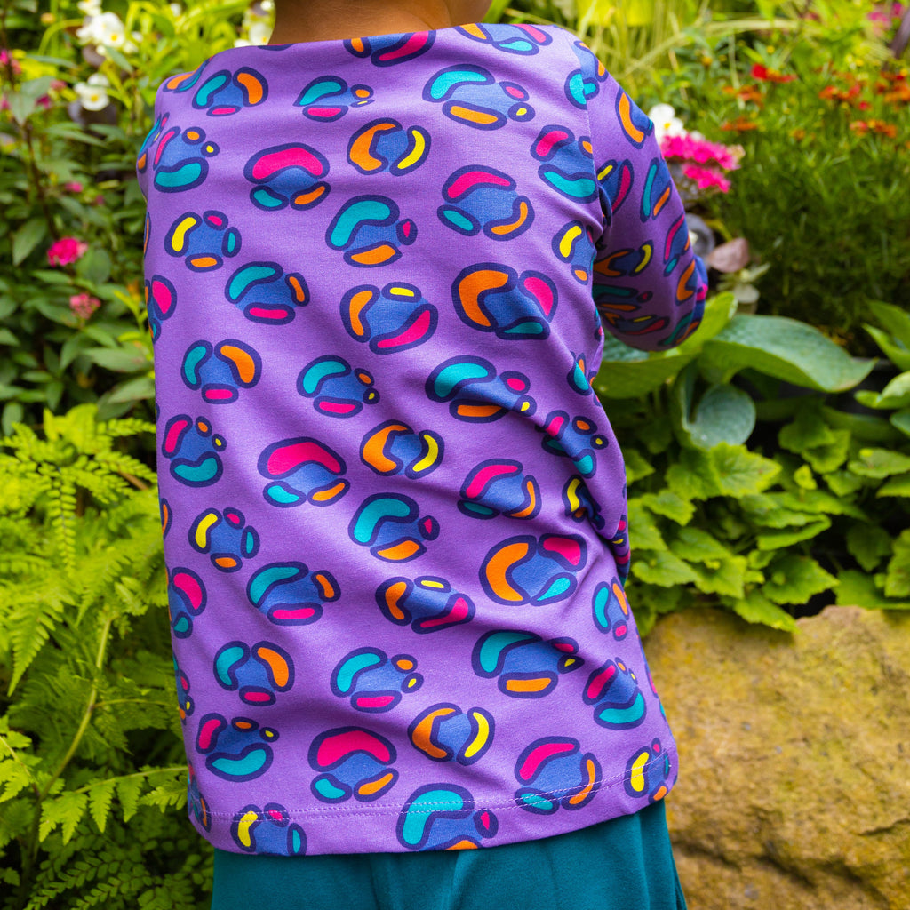 Rainbow Leopard spots | Long sleeve top