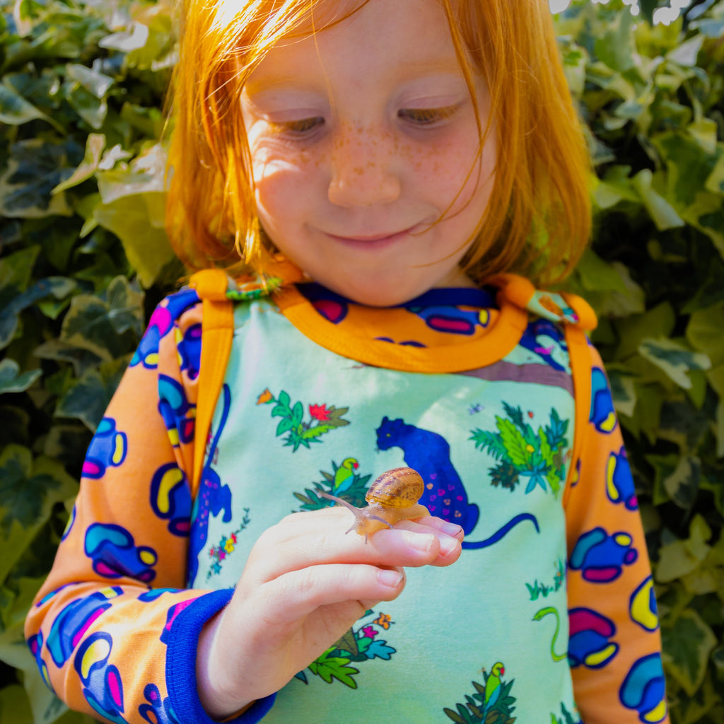 Flower Painting Panther | Overalls