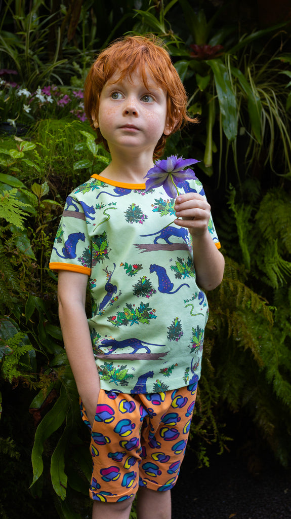 black panther kids tee