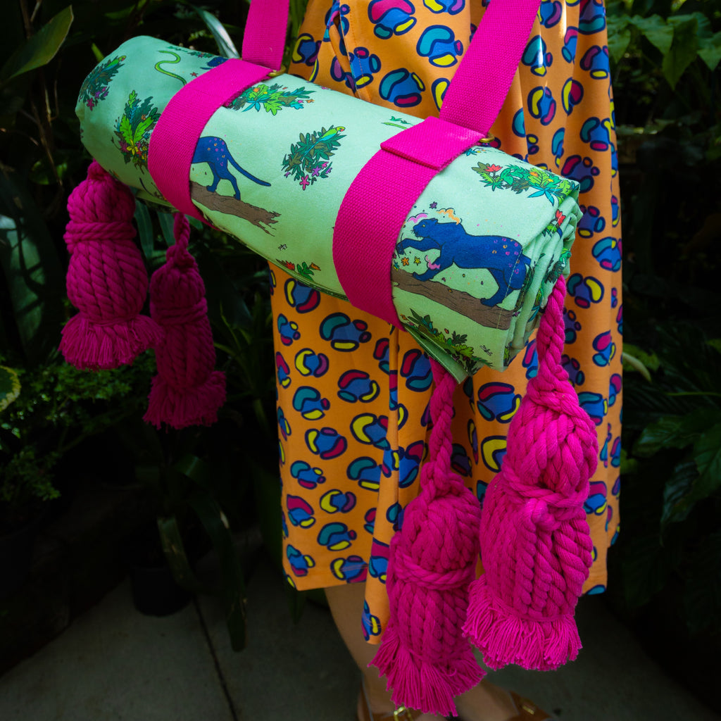 Picnic Blanket | Divya the Flower Painting Panther