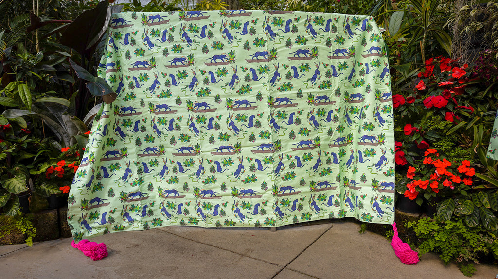 Picnic Blanket | Divya the Flower Painting Panther