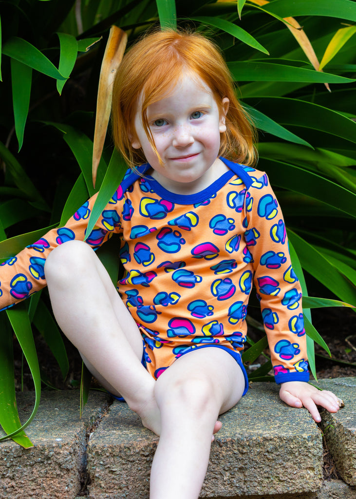 Body Suit Onsie | Rainbow Leopard spots