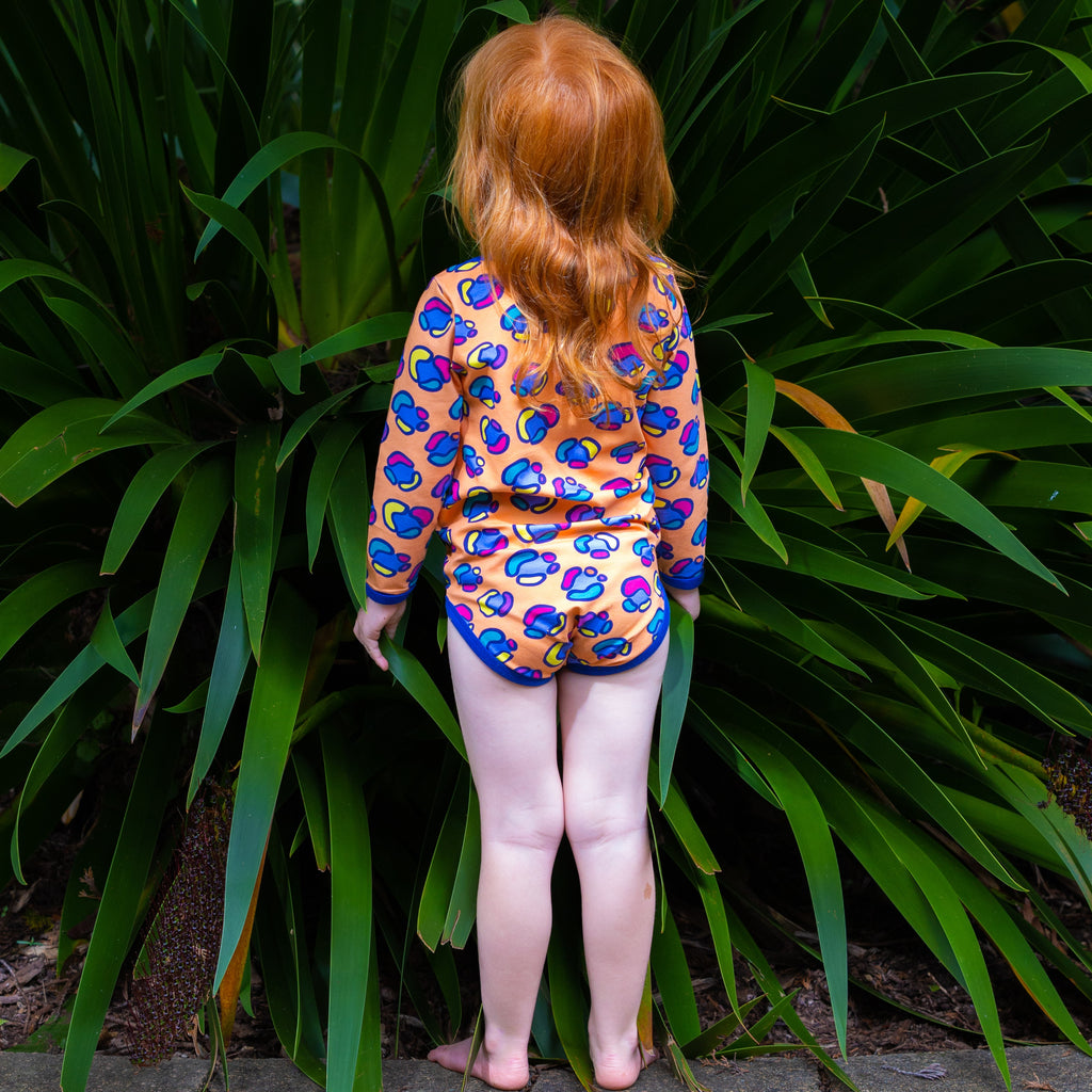Body Suit Onsie | Rainbow Leopard spots