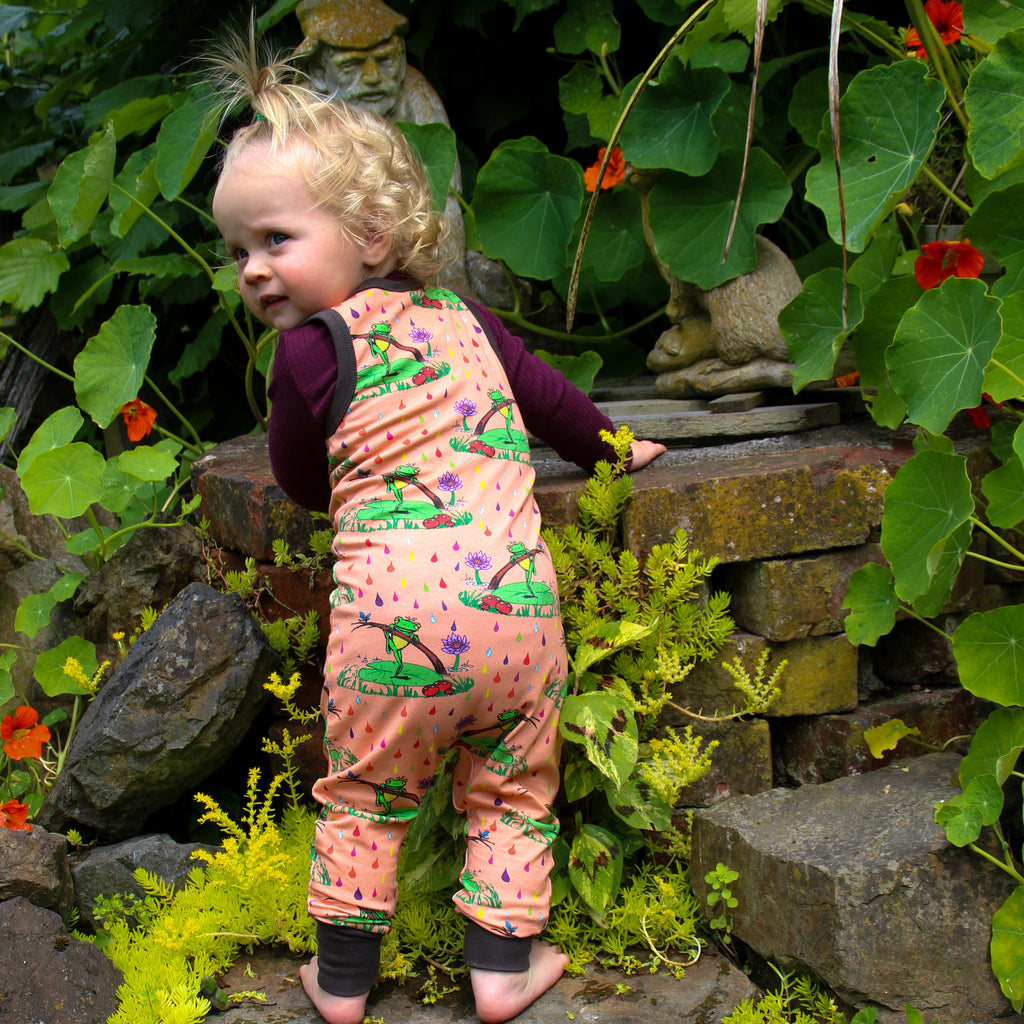 Rupert in the Rainbow Rain | Overalls