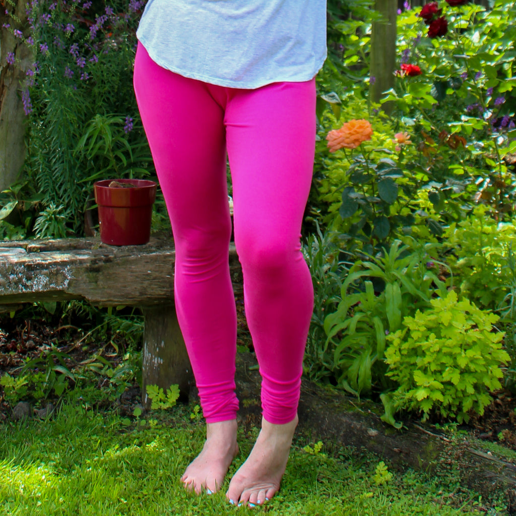 Leggings | Adult | Pink Peacock