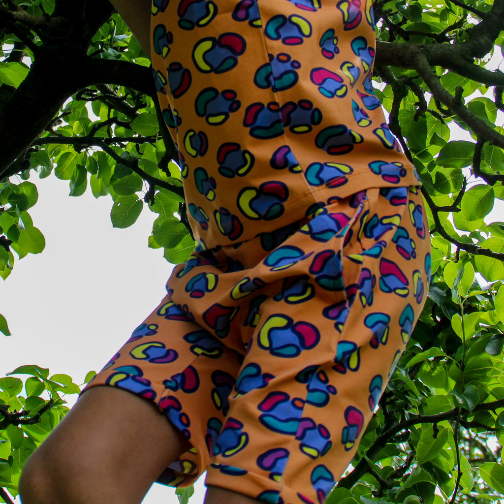 Rainbow spots | Harem shorts
