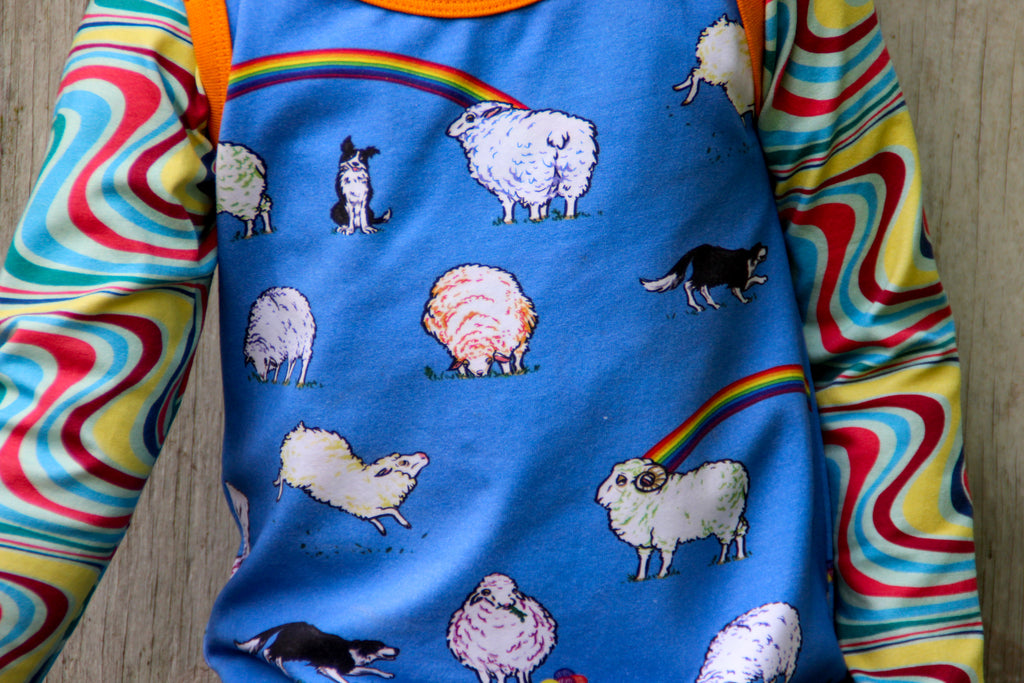 Rainbow Sheep | Overalls