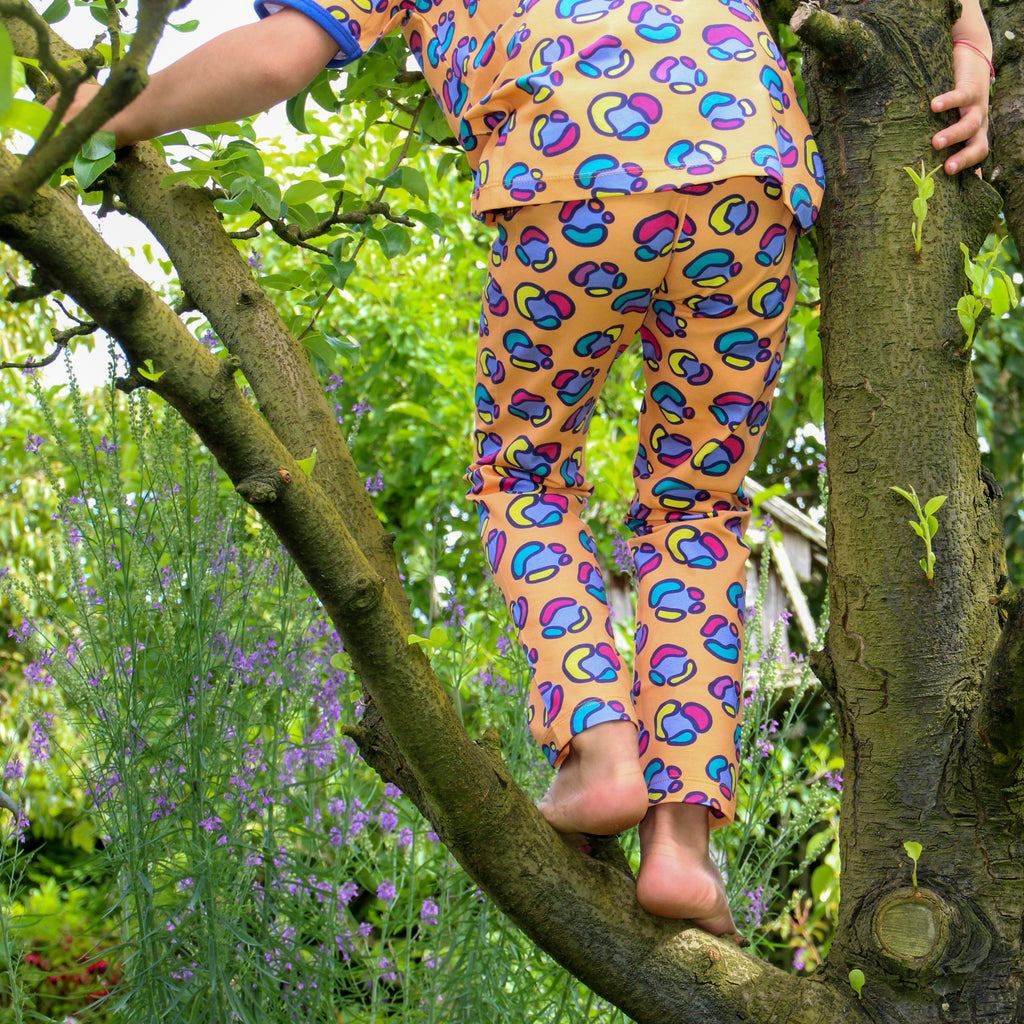 Rainbow Leopard Spot | Kumquat | Leggings