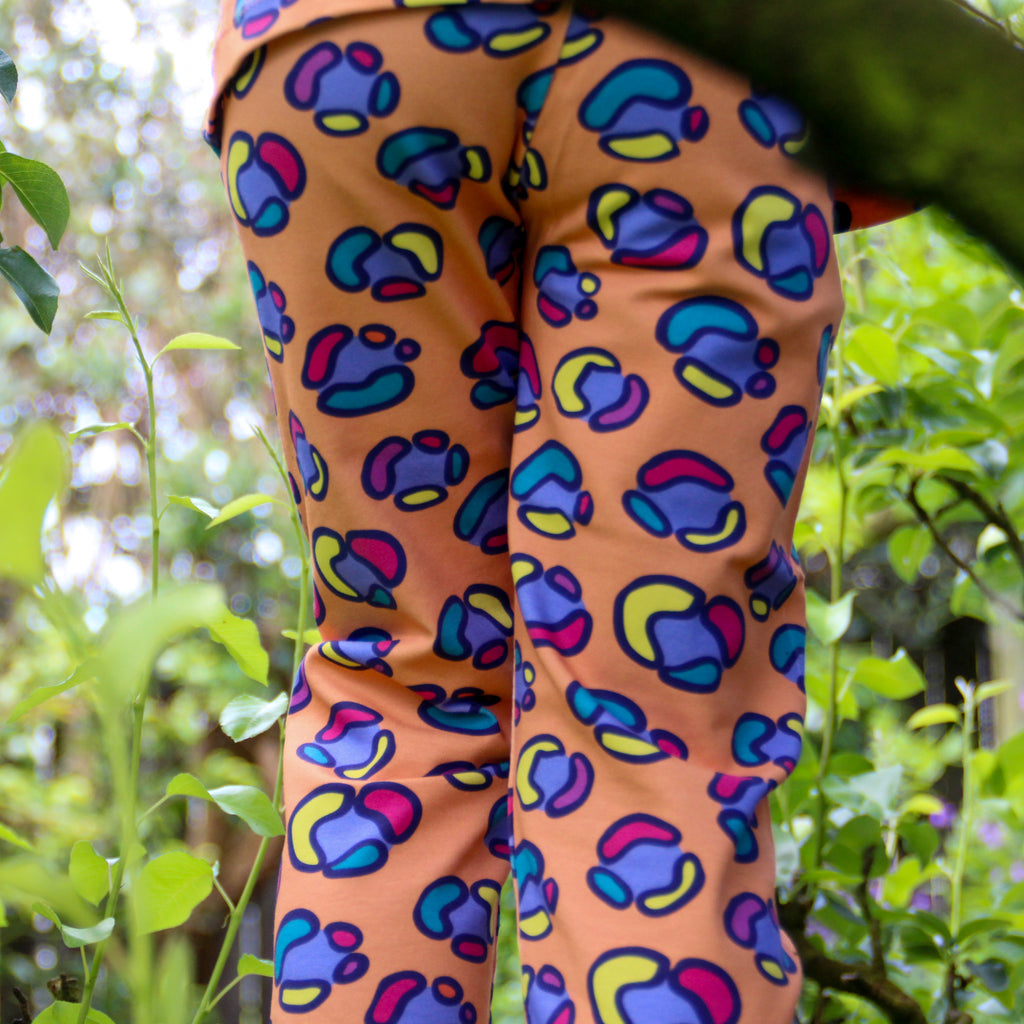 Rainbow Leopard Spot | Kumquat | Leggings