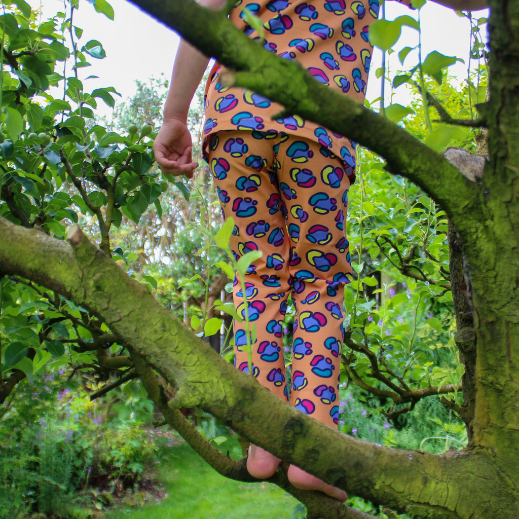 Rainbow Leopard Spot | Kumquat | Leggings