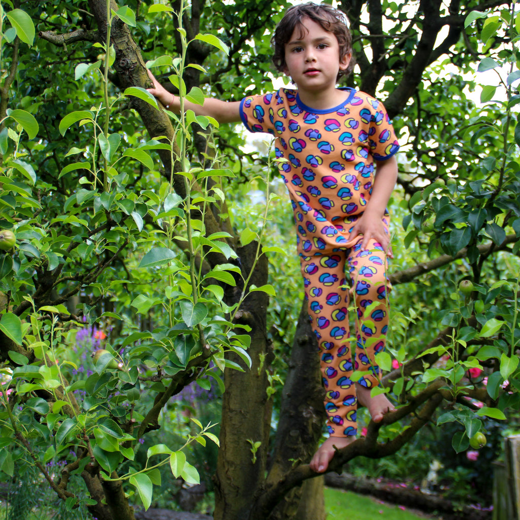 Rainbow Leopard Spot | Kumquat | Leggings