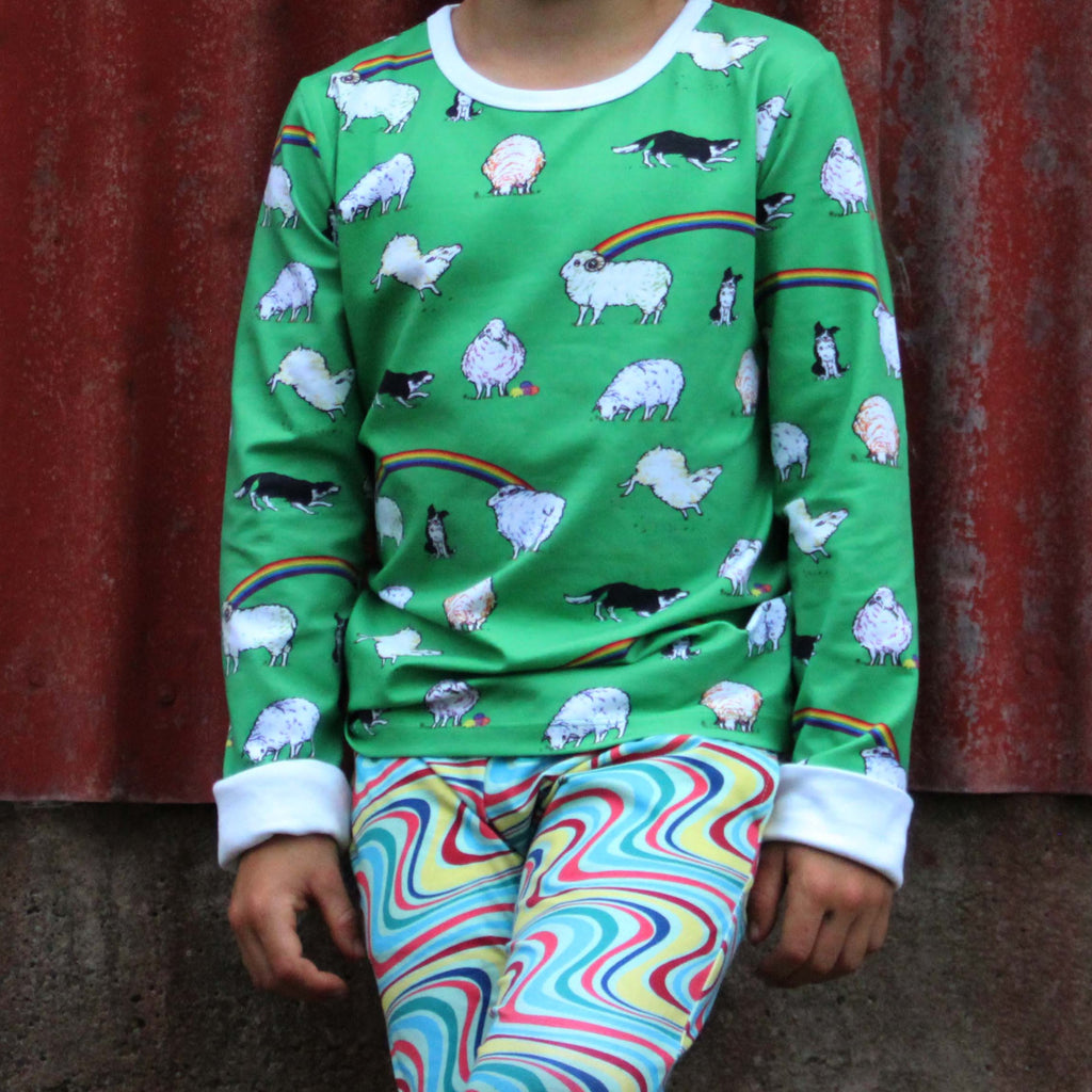 kids new zealand sheep tee