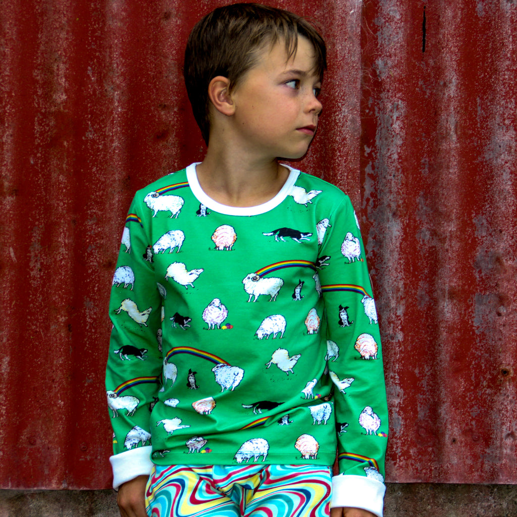 Rainbow Sheep | Long Sleeve top