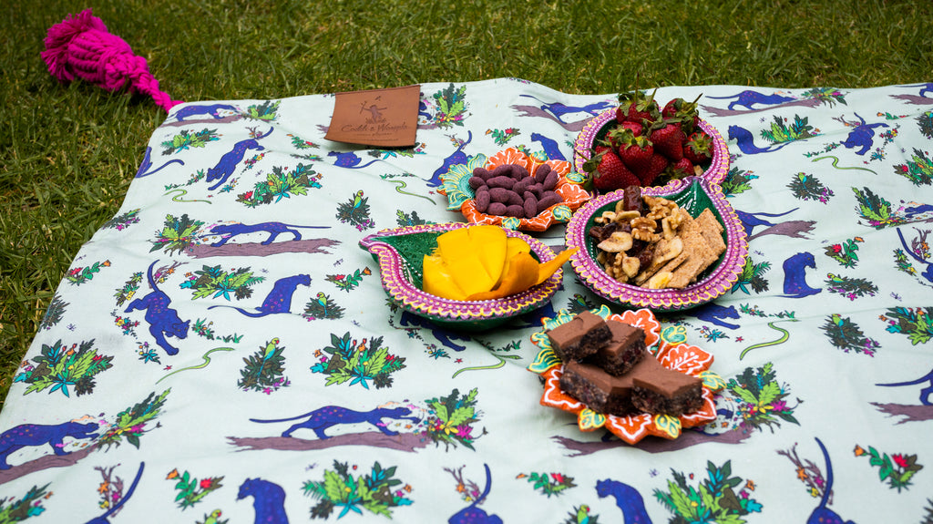 Picnic Blanket | Divya the Flower Painting Panther