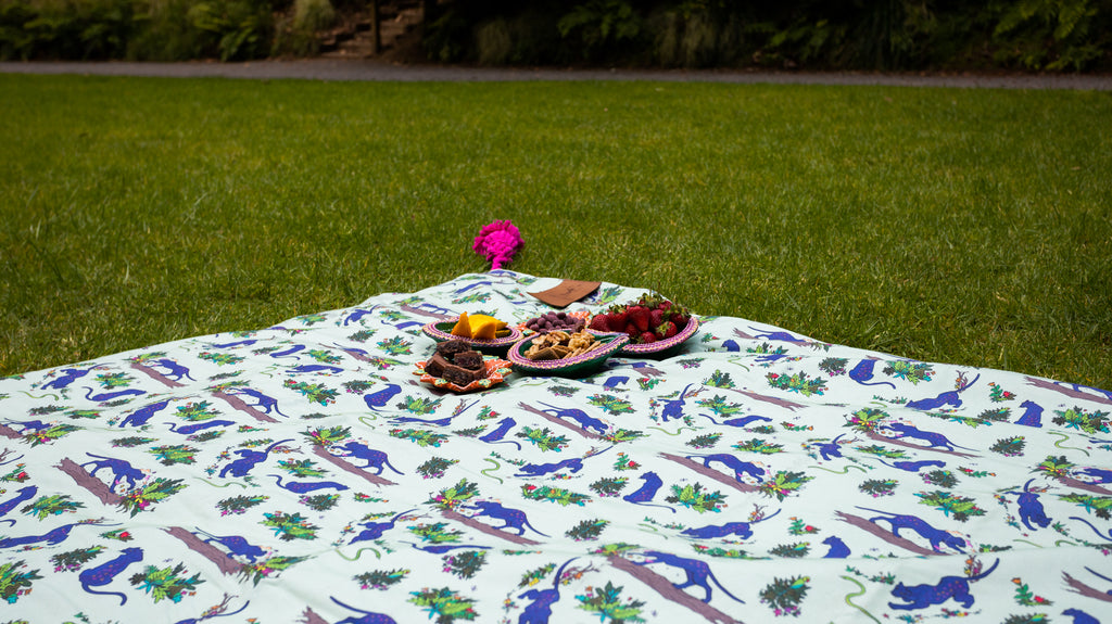Picnic Blanket | Divya the Flower Painting Panther