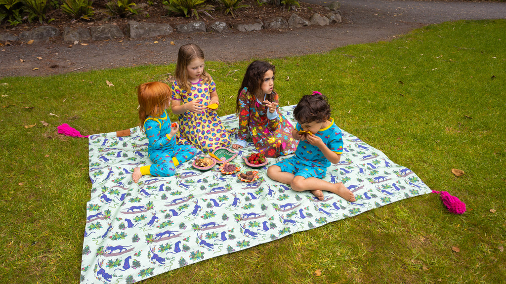 Picnic Blanket | Divya the Flower Painting Panther