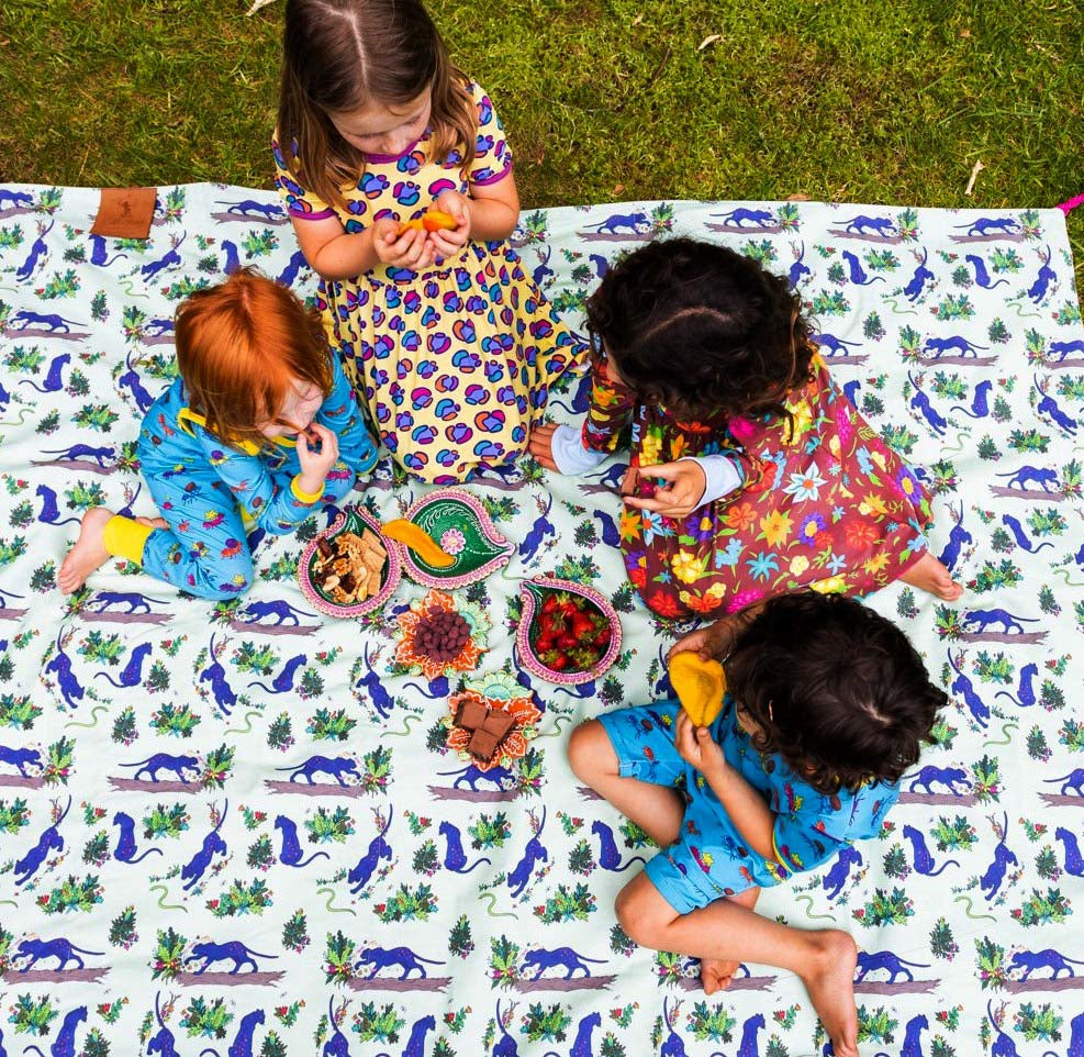 Picnic Blanket | Divya the Flower Painting Panther