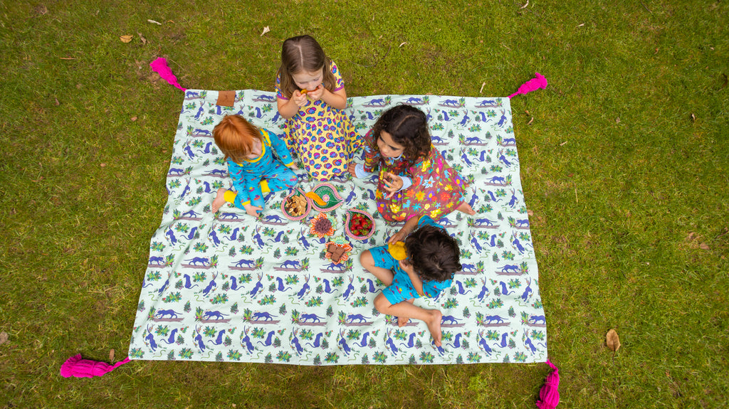 Picnic Blanket | Divya the Flower Painting Panther