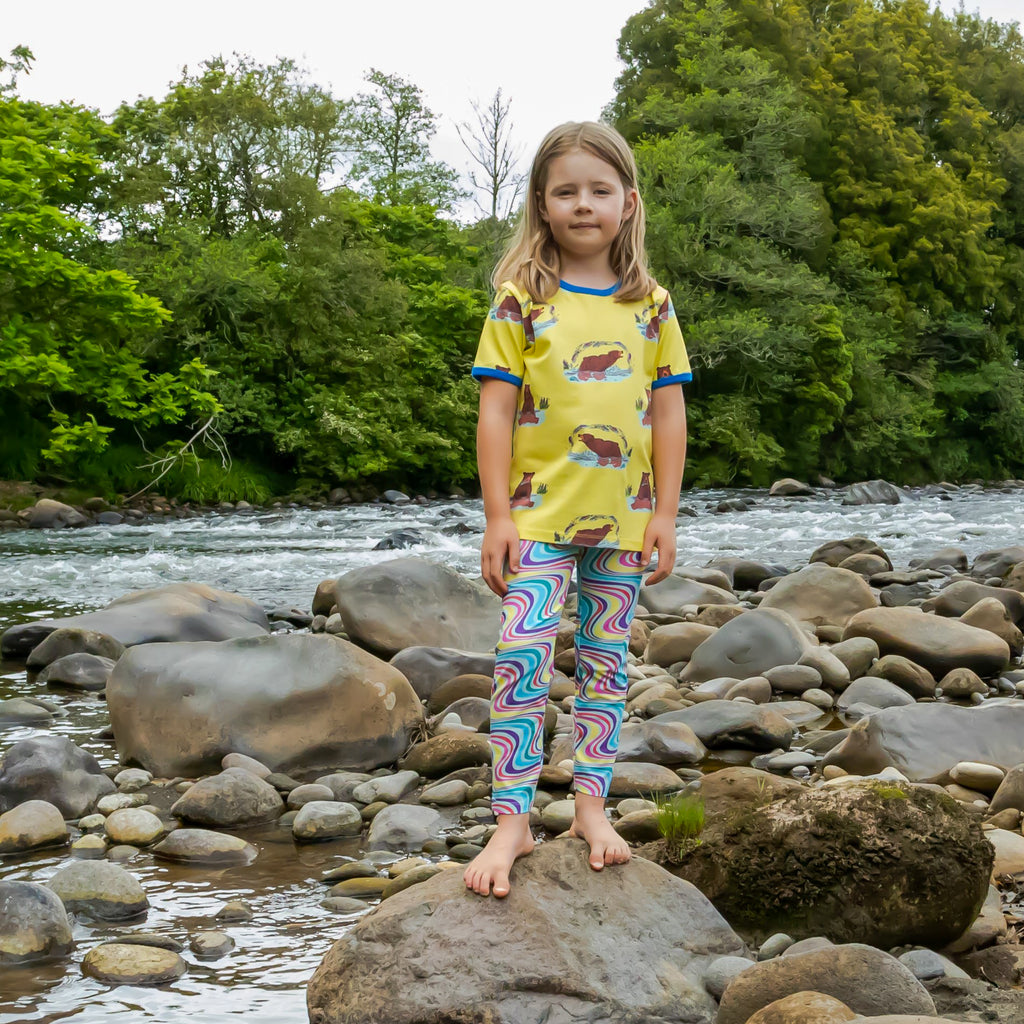 Rainbow River | Rainbow Swirl | Leggings