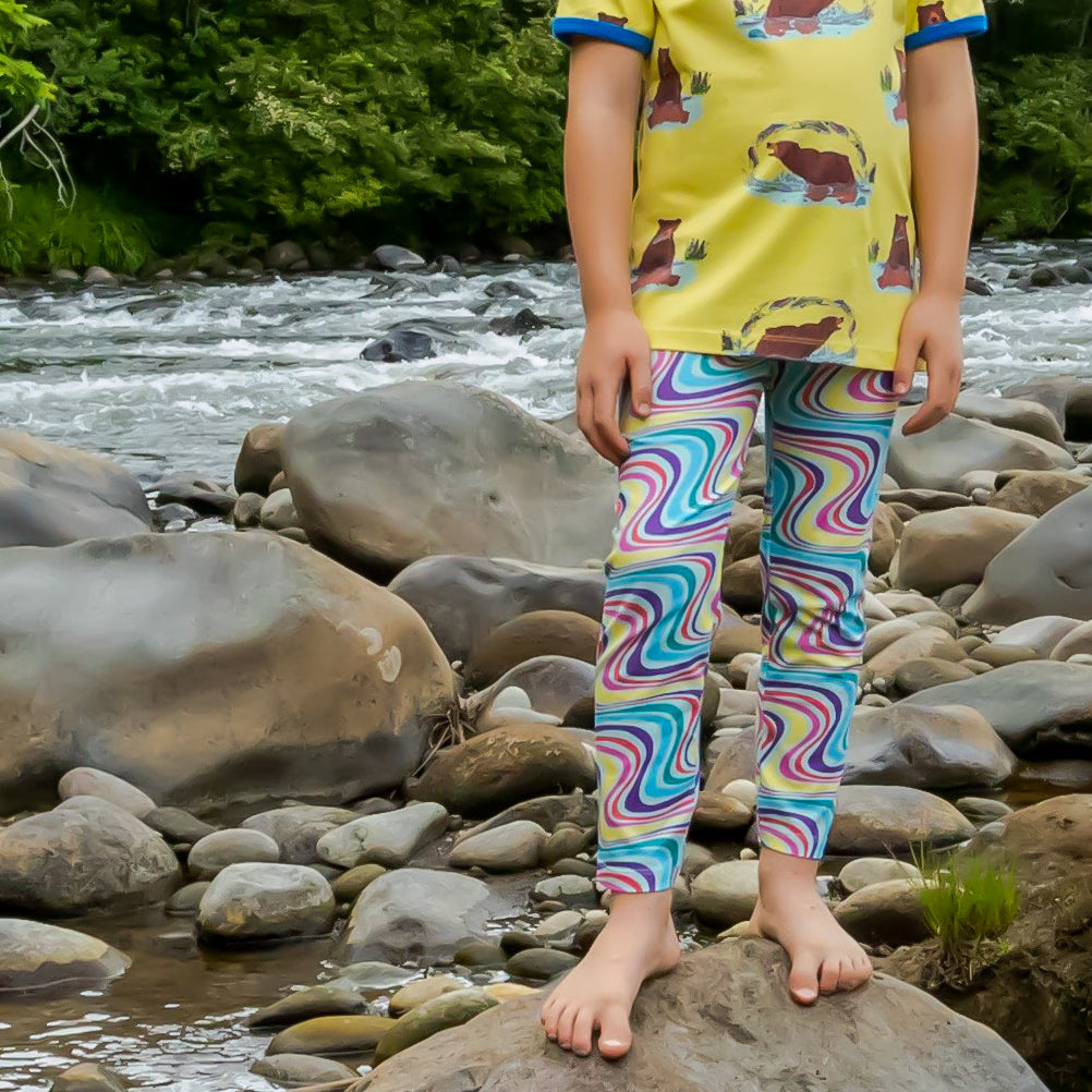 Rainbow River | Rainbow Swirl | Leggings