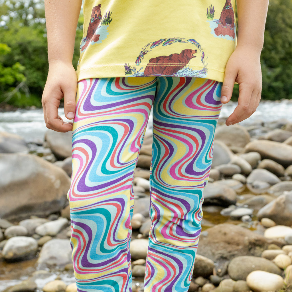 Rainbow River | Rainbow Swirl | Leggings