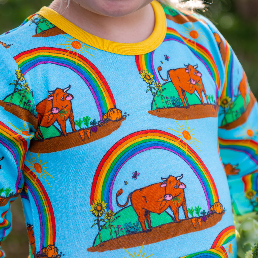 Gus in the Garden | Long Sleeve Twirl Dress
