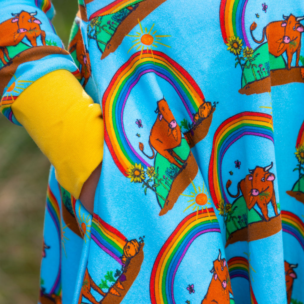 Gus in the Garden | Long Sleeve Twirl Dress